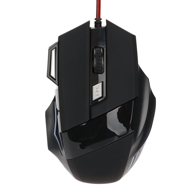 Mechanical Mouse, Plug And Play Gaming Mouse RGB Backlit Ergonomic Design Optical Engine For Home For Game For Office