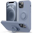 thumbnail image 1 of Compatible with iPhone 12 Case, iPhone 12 Pro Case 6.1inch with Ring Kickstand| Super Soft Microfiber Lining, 1 of 5