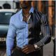 thumbnail image 3 of Camisa informal de negocios con estampado 3D para hombre, camisa formal de manga larga con solapa para verano, primavera y otoño, tallas S a 5XL, envío rápido 2024, 3 of 5