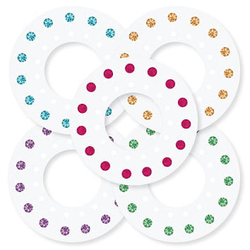 Blinger Sparkle Collection 5 Discs 75 Adhesive Gems JEWEL Refill Pack for sale online 