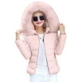 thumbnail image 3 of Lightweight Hooded Winter Coat Warm Zippered Jacket For Women Outdoor Activities Soft Thermal Insulation Windproof Comfortable Casual Wear, 3 of 8