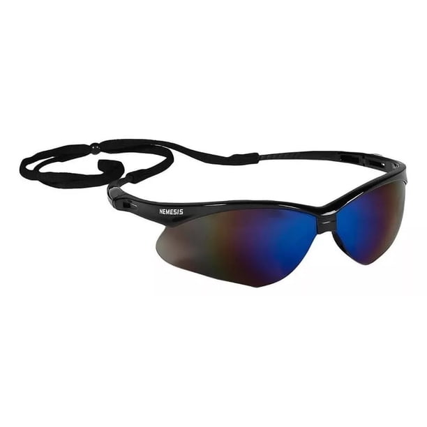 Anteojos de sol Nemesis De protección talle Unitalla diseño Deportivo armazón negro y lente tornasol