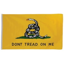 In the Breeze 3634 — Don't Tread on Me Grommet Flag, 3 by 5-Feet — Historic Flag