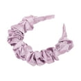 thumbnail image 4 of Unique Bargains 1 Pc Headband Faux Silk Pleats Hair Accessories for Women Purple, 4 of 5