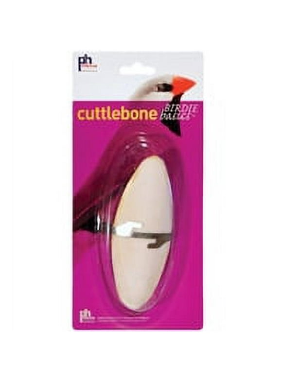 Prevue Pet Products Calcium Rich Cuttlebone Bird Toy, 5", White