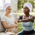 thumbnail image 6 of Miaocao African Women Turban Caps Beanie Twist Headscarf Pre Tied Double Braid Headwrap Hat, 6 of 9