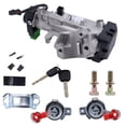 thumbnail image 2 of FENGXIH Complete Set Ignition Switch Cylinder Door Lock w/ Keys Compatible for Honda CRV 2002-2006 72185-S9A-013, 2 of 17
