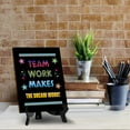 thumbnail image 4 of Team Work Makes The Dream Work! Table Sign with Acrylic Stand (6x8“) | Classroom & Home Decor, 4 of 7