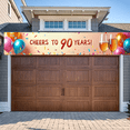 thumbnail image 6 of Golden Cheers 90 Years Celebration Backdrop Banner Party Decorations with Balloons and Champagne Glasses for Anniversary Party Milestone Celebration Birthday Party Photography Props, 6 of 8