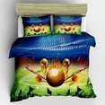 3D Bed Linen Football Bed Covers Bedding Sets Single Duvet Cover Set