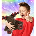 thumbnail image 2 of DolliBu Plaid Brown Moose Stuffed Animal - Soft Huggable Plaid Brown Moose Stuffed Toy, Adorable Playtime Wildlife Plush Toy, Cute Cuddle Gifts, Super Soft Plush Doll Animal Toy for Kids - 10 Inches, 2 of 7