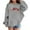 Grey, variant on Kids Girls Sports Shirt Boy Girl Casual Hoodie Pullover Hooded Sweatshirt with Pocket Suitable for Girls Boys Juniors Tops for Girls 3-4 Years