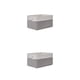 thumbnail image 1 of Toystoory Caja de almacenamiento plegable con asas de cuerda - Conveniente y versátil Contenedor de almacenamiento de fácil acceso para gris y blanco 31*21*16 2Conjunto, 1 of 6