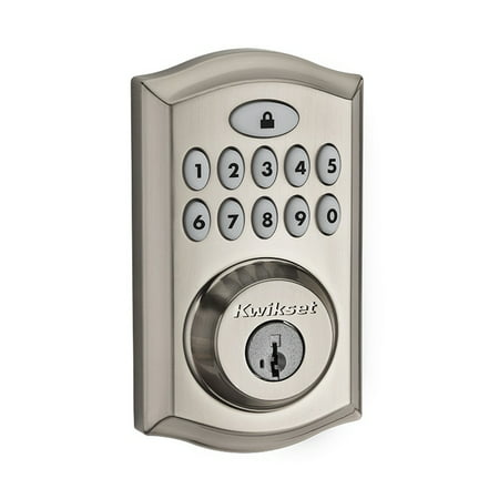 Kwikset 99130-002 Satin Nickel SmartCode Deadbolt (Best Deadbolt Locks For Home)