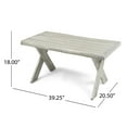 thumbnail image 6 of Patio Tables, EAGLEWOOD COFFEE TABLE, Light Grey Garden Tables,Wood Outdoor Dining Tables, Garden & Outdoor, Outdoor & Patio Furniture, Outdoor Tables EAGLEWOOD COFFEE TABLE, 6 of 9