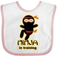 thumbnail image 3 of Inktastic Ninja in Training Boys or Girls Baby Bib, 3 of 4
