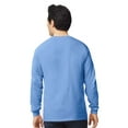 thumbnail image 4 of Gildan Long Sleeve T-Shirt for Men, Feel Casual Office Wear Long Tee, Carolina Blue Crewneck Ultra Cotton T-Shirt 9 Pack, XL, 4 of 6