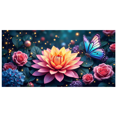 thumbnail image 1 of Elegant Flamingo Party Backdrop Banner for Events Celebrations Photography Background Decorations Summer Tropical Backdrop Flamingo Decor, 1 of 4