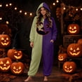 thumbnail image 2 of DHFJKG Halloween Pumpkin Onesie Pajamas For Women Fluffy Sleepwear Spooky Season Loungewear, 2 of 5