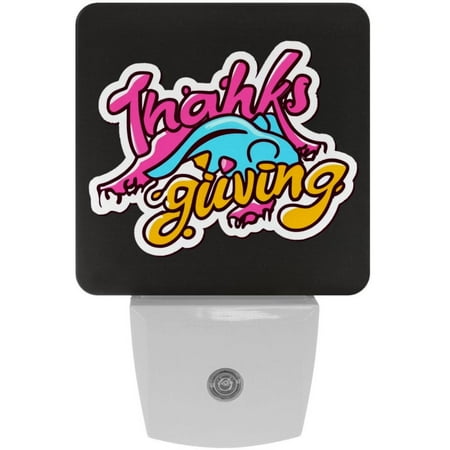 

Thanksgiving LED Square Night Lights - Energy Efficient and Stylish Room Lighting Solution