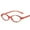 Red, variant on FYEGRE Women's Retro Small Oval Flat Lens Glasses Fashion Eyewear for Everyday Use with Timeless Appeal Red