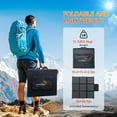 thumbnail image 6 of LVYUAN 200W Solar Panel Foldable Solar Charger Portable IP67 Waterproof with MC4 to DC Adapters for Home, RV, Outdoor, Camping, Power Station, off Grid, 6 of 11