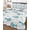 Gray, variant on Quilts Queen Size Bedding Set, Turquoise Airplane Reversible Summer Quilt 3 Pieces, Modern Abstract Art Cartoon Clouds Lightweight Bedspreads Coverlets with 2 Pillow Shams for All Seasons