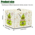 thumbnail image 6 of ZIATUBLES Avocado Jam Print Juicer Cover Dustproof Kitchen Appliance Cover Foldable Canvas Countertop Organized Decor Accessories with Top Carrying Handle, Size L, 17 "W x 11 "D x 15 "H, 6 of 7