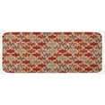thumbnail image 1 of Geometric Kitchen Mat, Abstract Anise Stars Pattern in Warm Retro Colors with Dots Geometric Design, Plush Decorative Kitchen Mat with Non Slip Backing, 47" X 19", Multicolor, by Ambesonne, 1 of 1