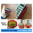 thumbnail image 6 of 5S 18V 21V 100A BMS Lithium Battery Board With Balanced For 21V 18V Screwdriver Shurik And Vacuum Cleaner Battery Pack, 6 of 6