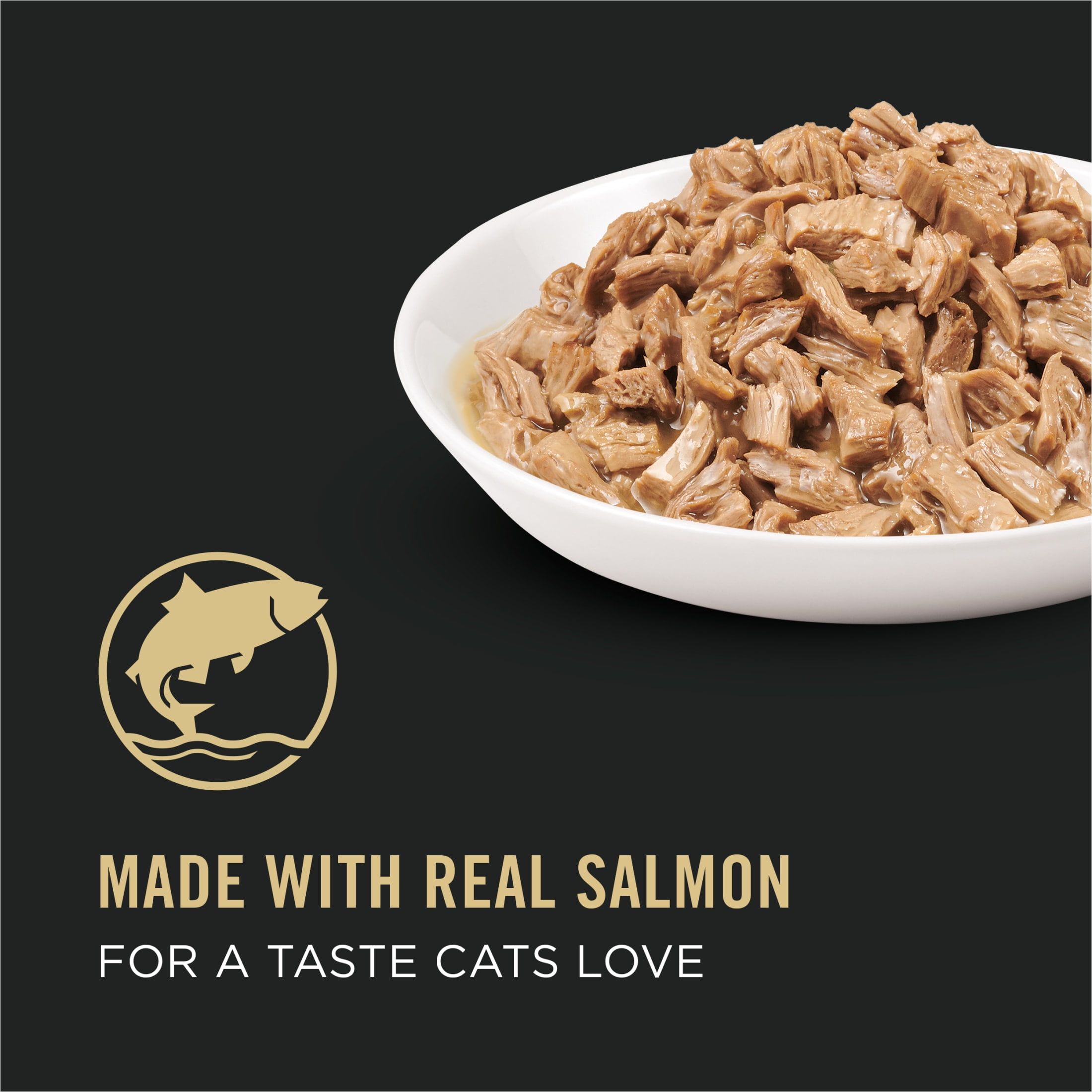 Purina Pro Plan Complete Essentials, Salmon Entree, Wet Cat Food, 5.5 oz Cans, 24 Pack