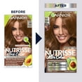thumbnail image 3 of Garnier Nutrisse Nourishing Hair Color Creme, B4 Caramel Chocolate, 3 of 11