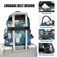 thumbnail image 3 of FORMRS Mini Backpack Purse for Women Quilted Travel Daypack Casual Shoulder Bag, Dark Blue Hexagon Patterns, 3 of 7