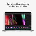 thumbnail image 4 of Apple MacBook Pro 16 Pouces Ordinateur Portable Restauré – Puce M1 Max, 64 Go RAM, 2 To SSD, Gris Cosmique – Remis à Neuf Clair, 4 of 5