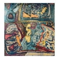 thumbnail image 3 of Unique Loom Haerfest Collection Area Rug - Peru (7' 10" Square Multi/Blue), 3 of 7