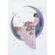 thumbnail image 4 of Cuadros Decorativos Kit de pintura de diamantes Ángeles en la luna Parte Forma especial Taladro Artesanía Likrtyny embutido en tela, 4 of 9