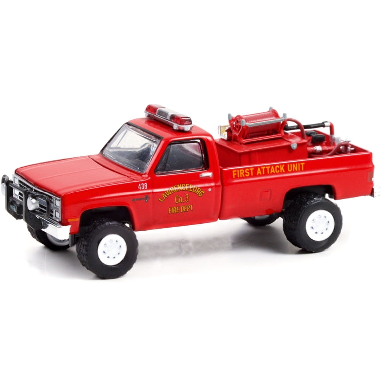 1986 Chevrolet C20 Custom Pickup Truck Red First Attack Unit