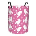 thumbnail image 2 of Balery Cute Poodle Dog Round Laundry Basket with Handles Waterproof Freestanding Laundry Hamper for Clothes Toys in the Dorm and Family-Medium, 2 of 8
