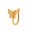 Gold, variant on U-Shaped Nose Clip Cuff Fashion Hoops Cartilag Earrings Nostril Delicate Jewelry -Silver