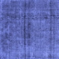 thumbnail image 1 of Ahgly Company Indoor Square Oriental Blue Industrial Area Rugs, 8' Square, 1 of 4