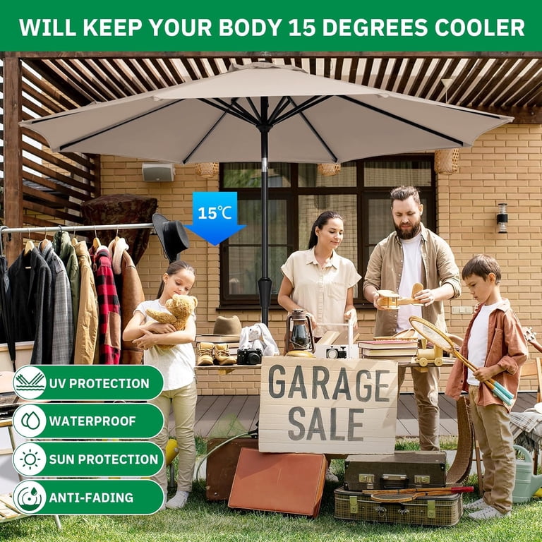 advertising patio umbrellas for sale Displayfactory Custom Personalized 6 Ribs Outdoor Portable Table Market Umbrella 8FT Umbrella with Push Button SPF100+ Sun Protection Windproof Umbrella with Carry Bag : Patio, Lawn & Garden sublimation printing creates vibrant PURPLE LEAF 10ft Durable Outdoor