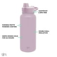 thumbnail image 5 of Simple Modern 32 fl oz Stainless Steel Summit Water Bottle with Silicone Straw Lid|Lavender Mist, 5 of 6