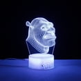 thumbnail image 3 of Luz nocturna LED 3D que cambia de color para niños con base, 3 of 4
