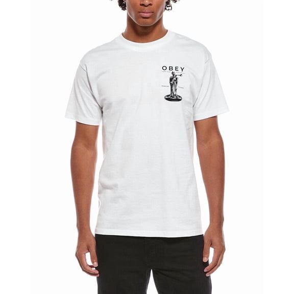 Obey mens T-Shirt, XL, White