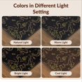 thumbnail image 7 of Design&I 2'x3' Ultra Soft Door Mat, Snake Round Gothic Vintage Damask Coiled Serpent Ornate Motifs None Fluffy Washable Easy Care Indoor rug for Bedside Entryway, 7 of 7
