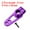 Purple, variant on Aluminum Alloy 25T Steering Servo Single Sided Black Arm Horn for RC Car/Boat/Airplane Boat Accessories 2 Pcs