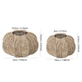 thumbnail image 2 of KUNPENG 7.5"Boho Hand-Woven Rattan Pendant Light Shade - Vintage Paper Rope Lampshade Replacement, Decorative Woven Lamp Cover for Kitchen Island, Dining Room, Nursery & Cafe Decor(S), 2 of 5