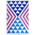 thumbnail image 3 of Casavani Indian Traditional Home Décor Kilim, Blue 6x6 ft, 3 of 6