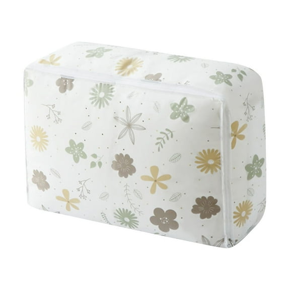 Dademeo Reduced Price! Comforter Storage Bags Queen Size,Oxford Canvas Large Storage Tote Boxes with Sturdy Zippers for Comforter Moving Blankets Clothes Organizer