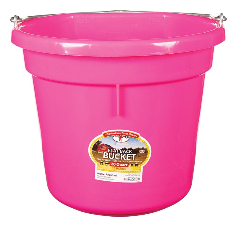 pink bucket